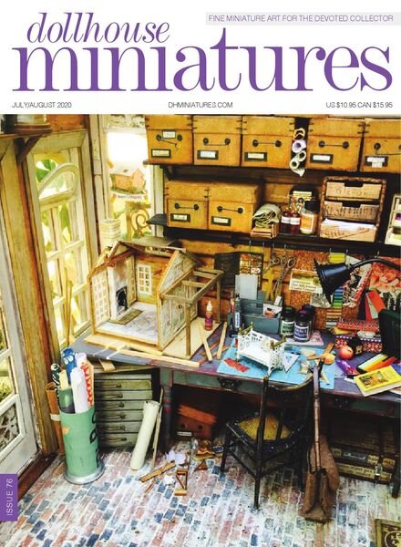 Dollhouse Miniatures – Issue 76 – July-August 2020 Cover