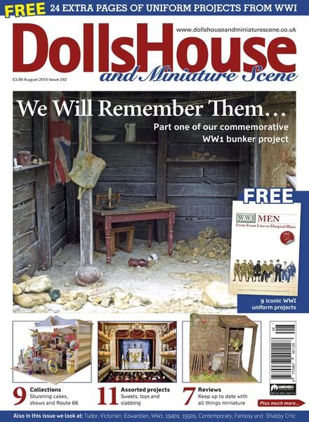 Dolls House & Miniature Scene – August 2014 Cover