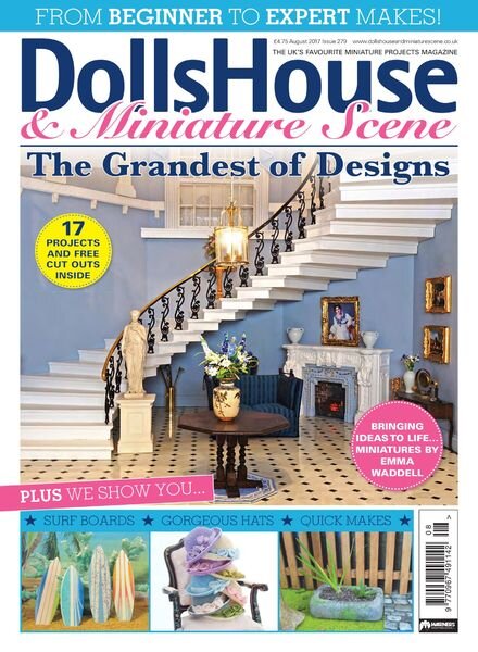 Dolls House & Miniature Scene – August 2017 Cover