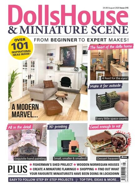 Dolls House & Miniature Scene – August 2020 Cover
