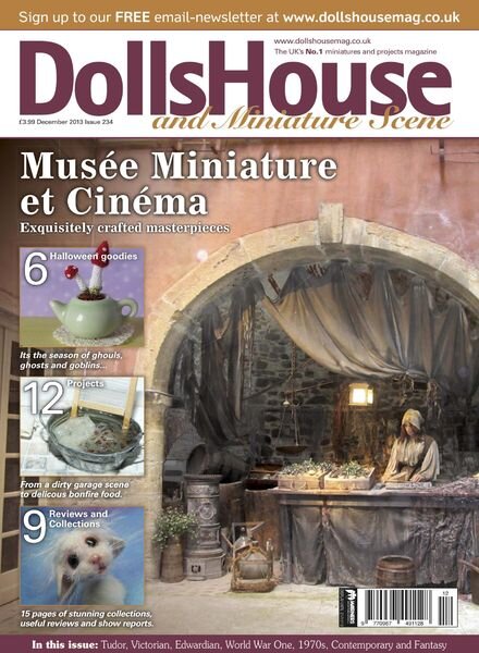 Dolls House & Miniature Scene – December 2013 Cover