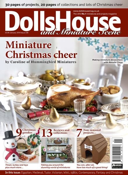 Dolls House & Miniature Scene – January 2014 Cover