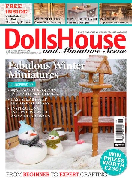 Dolls House & Miniature Scene – January 2017 Cover