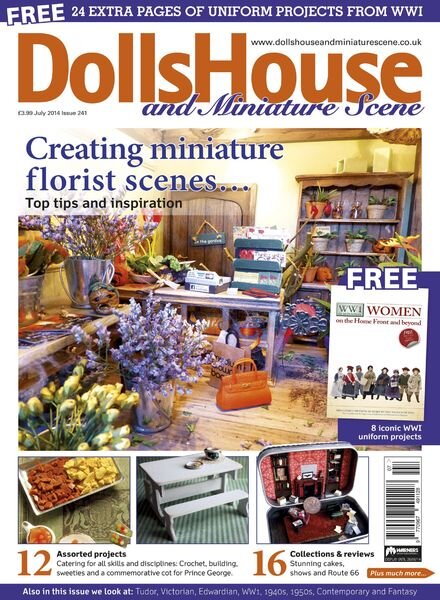 Dolls House & Miniature Scene – July 2014 Cover