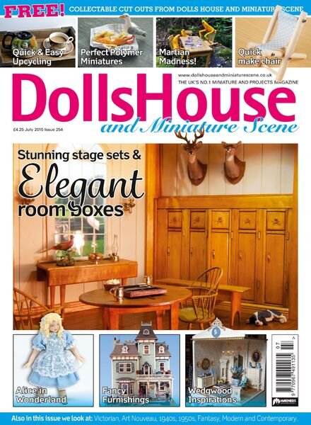 Dolls House & Miniature Scene – July 2015 Cover