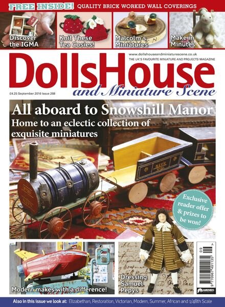 Dolls House & Miniature Scene – September 2016 Cover