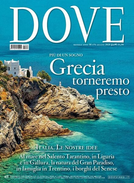Dove – giugno 2020 Cover