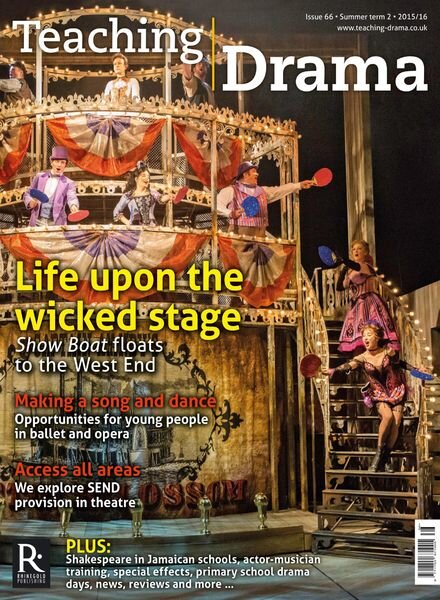 Drama & Theatre – Issue 66, Summer Term 2 2015-16 Cover