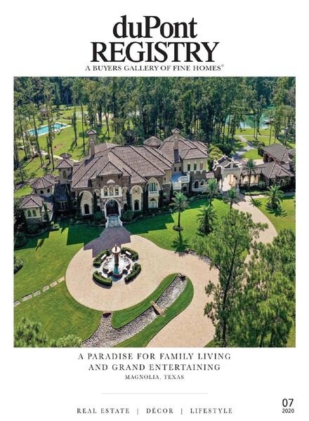 duPontREGISTRY Homes – July 2020 Cover