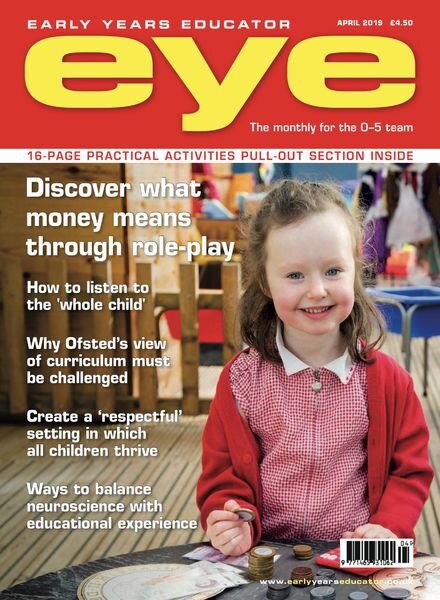 Early Years Educator – April 2019 Cover