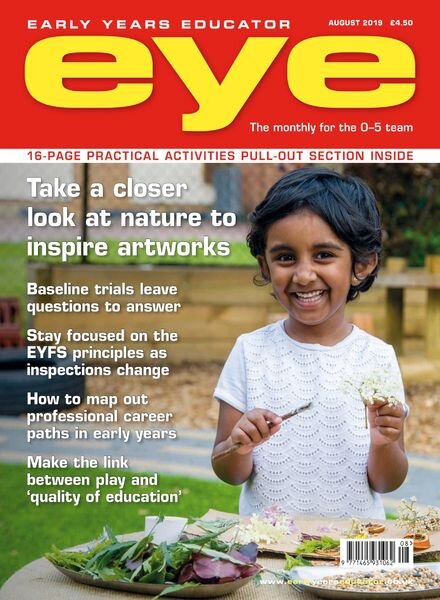 Early Years Educator – August 2019 Cover