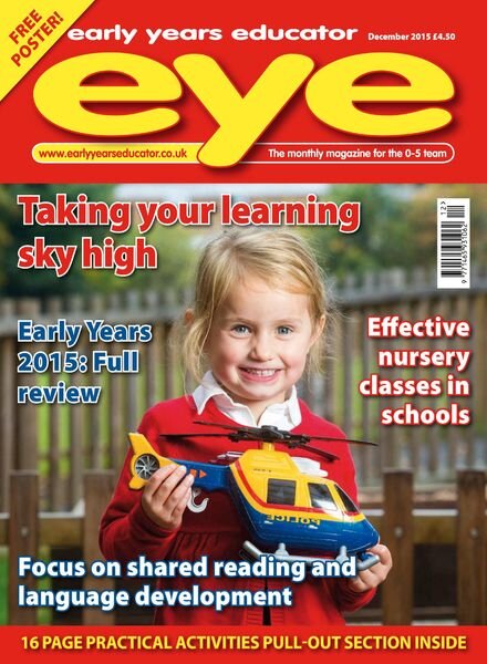 Early Years Educator – December 2015 Cover