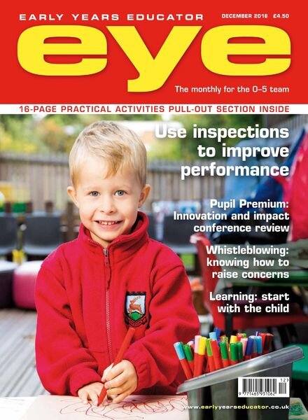 Early Years Educator – December 2016 Cover