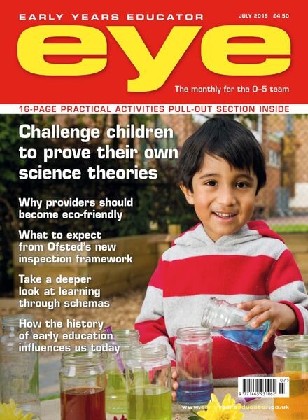 Early Years Educator – July 2019 Cover