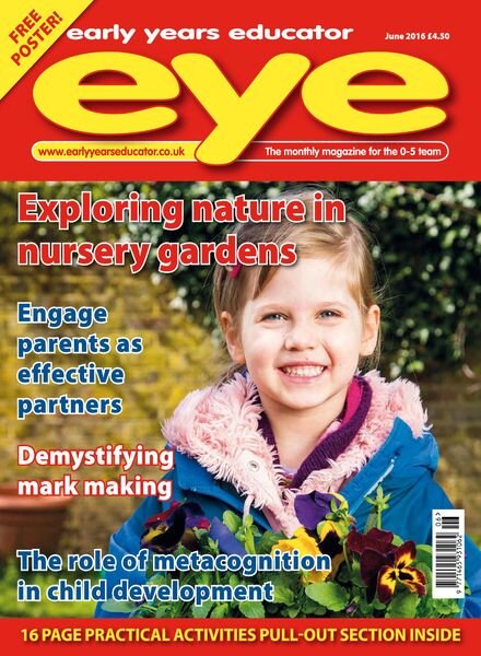 Early Years Educator – June 2016 Cover