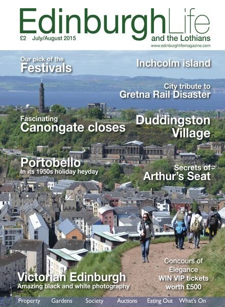 Edinburgh Life – July – August 2015 Cover