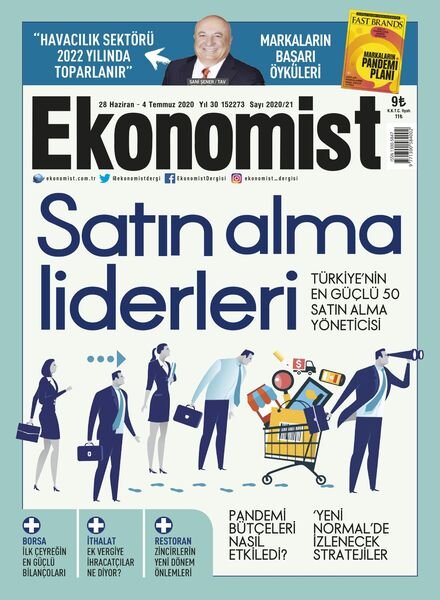 Ekonomist – 27 Haziran 2020 Cover