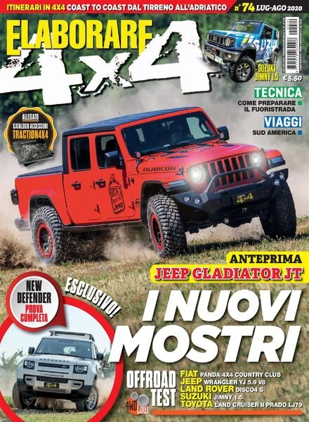 Elaborare 4×4 – Luglio-Agosto 2020 Cover