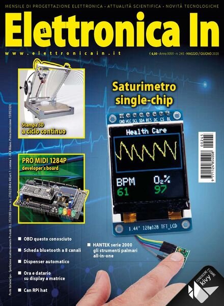 Elettronica In – Maggio-Giugno 2020 Cover