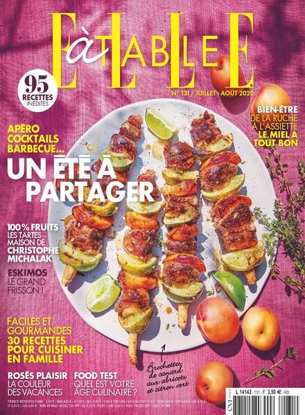 Elle a Table – Juillet-Aout 2020 Cover