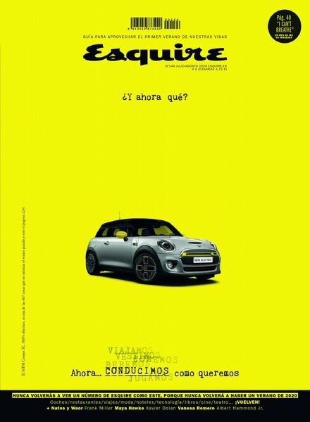 Esquire Espana – julio 2020 Cover