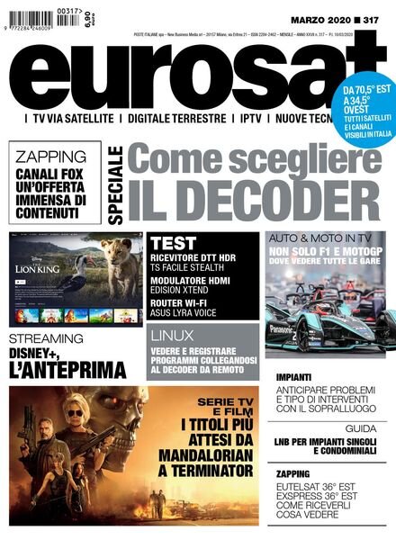 Eurosat – Marzo 2020 Cover