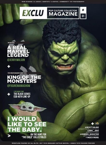 Exclu Magazine – Issue 1 May 2020 Cover