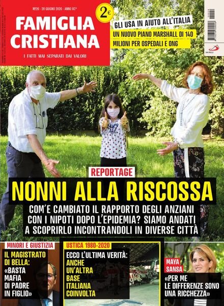Famiglia Cristiana – 28 Giugno 2020 Cover