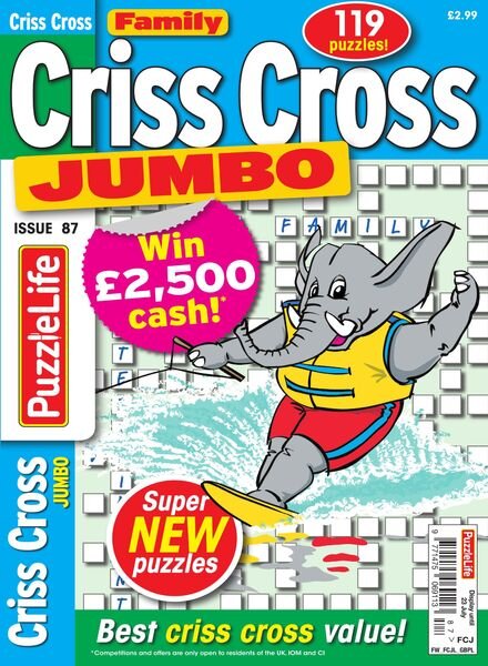 Family Criss Cross Jumbo – June 2020 Cover