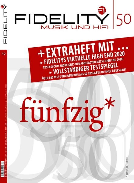 Fidelity – Juli-August 2020 Cover