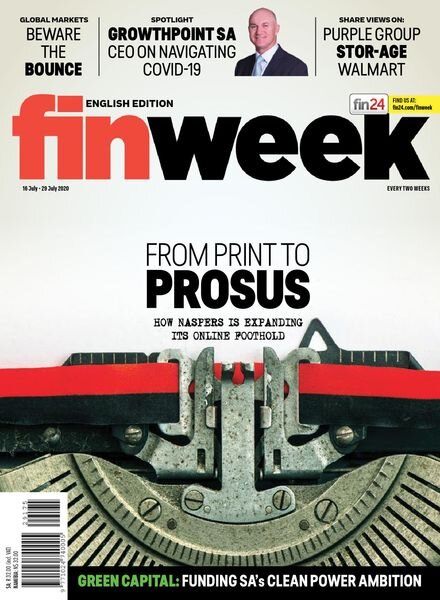 Finweek English Edition – July 16, 2020 Cover