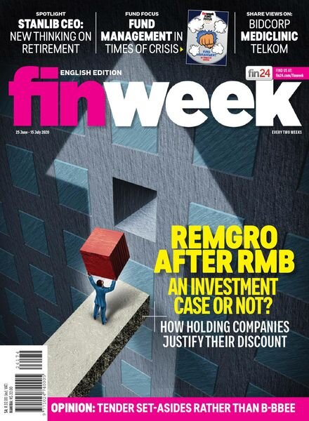 Finweek English Edition – June 25, 2020 Cover