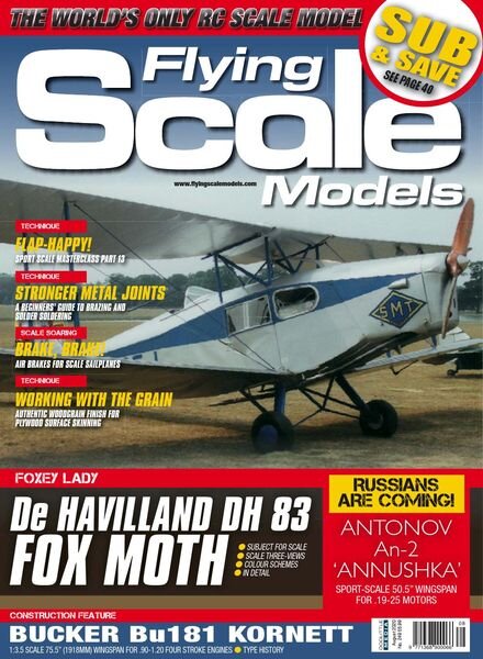 Flying Scale Models – August 2020 Cover