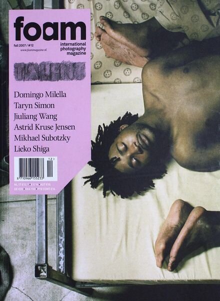 Foam Magazine – Issue 12 – Talent Cover