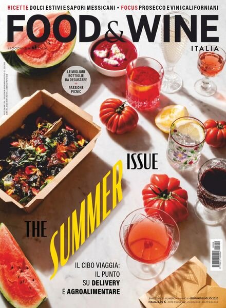 Food & Wine Italia – Giugno-Luglio 2020 Cover