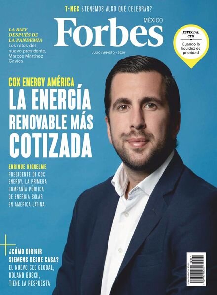 Forbes Mexico – julio 2020 Cover