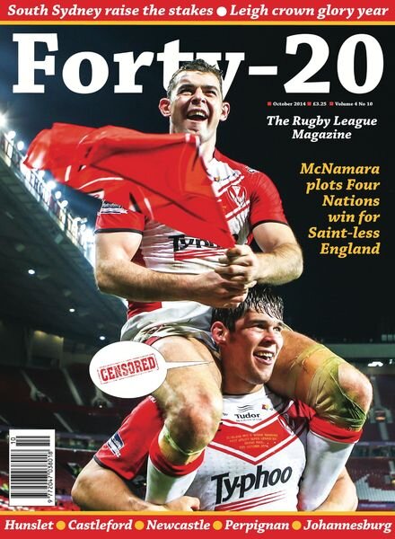 Forty20 – Vol 4 Issue 10 Cover