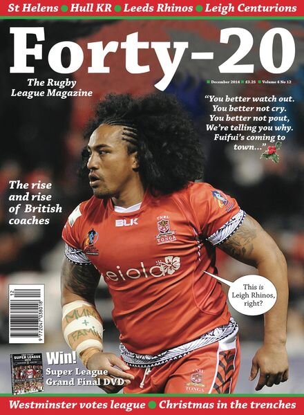 Forty20 – Vol 4 Issue 12 Cover