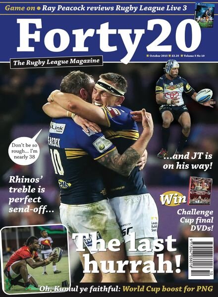Forty20 – Vol 5 Issue 10 Cover