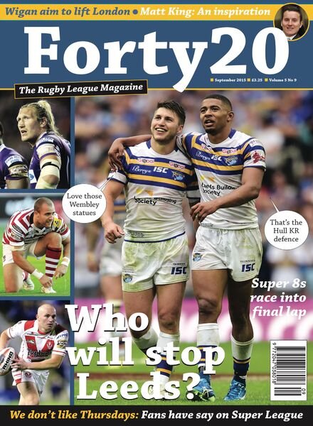 Forty20 – Vol 5 Issue 9 Cover