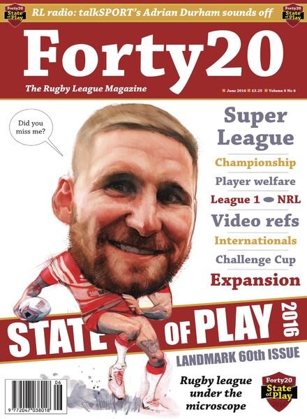 Forty20 – Vol 6 Issue 6 Cover
