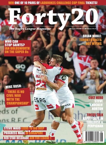 Forty20 – Vol 8 Issue 8 Cover