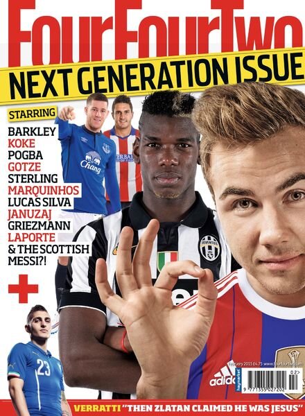 FourFourTwo UK – February 2015 Cover