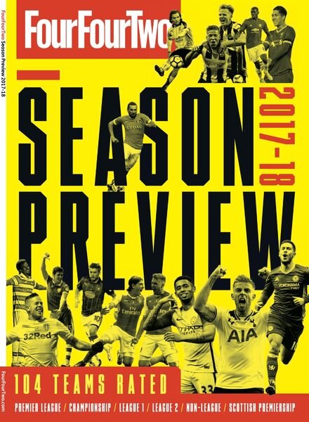 FourFourTwo UK – Season Preview 2017-18 Cover