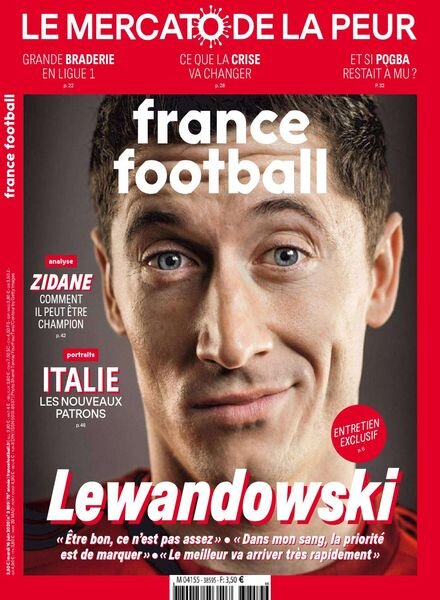 France Football – 16 Juin 2020 Cover