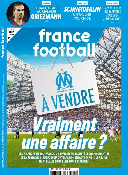 France Football – 7 Juillet 2020 Cover