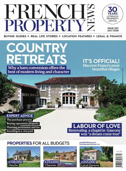 French Property News – July 2020 Cover