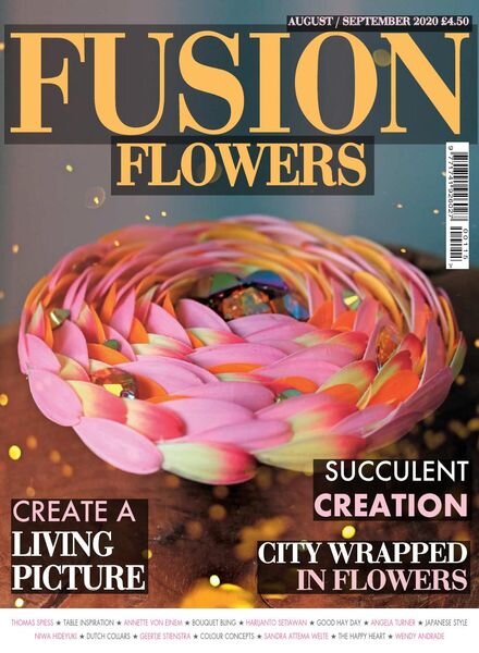 Fusion Flowers – Issue 115 – August 2020 Cover