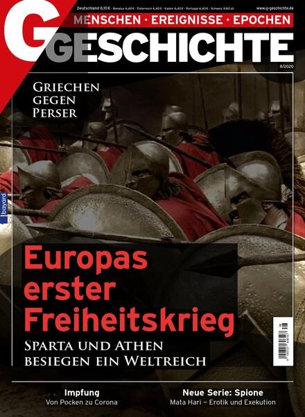 G Geschichte Germany – August 2020 Cover