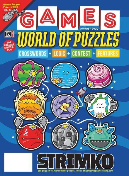 Games World of Puzzles – August 2020 Cover